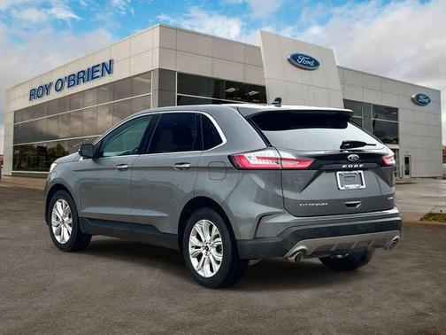 Carbonized Gray Metallic 2023 Ford Edge Titanium