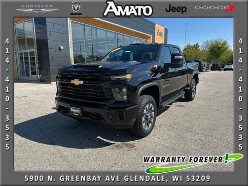 Black 2024 Chevrolet Silverado 2500 Custom