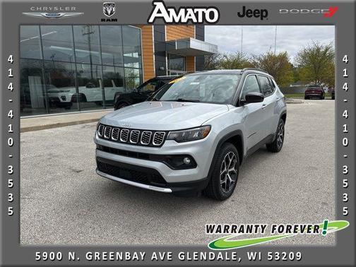 Silver Zynith Metallic Clearcoat 2025 Jeep Compass Limited