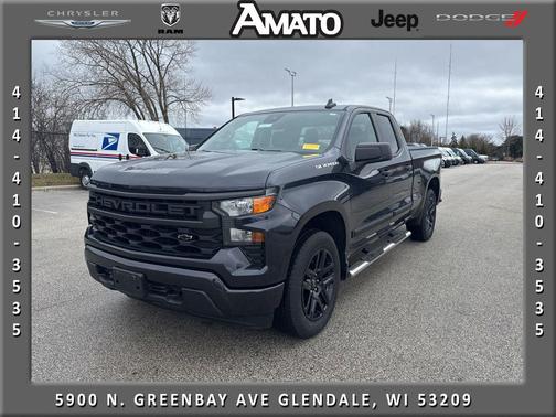 Dark Ash Metallic 2023 Chevrolet Silverado 1500 Custom