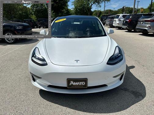 Pearl White Multi-Coat 2020 Tesla Model 3 Long Range