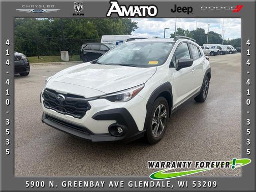 Crystal White Pearl 2025 Subaru Crosstrek Premium