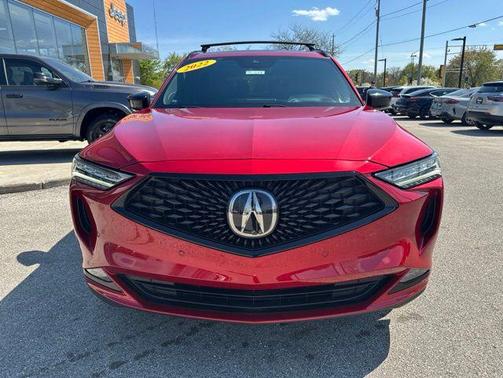 Red 2022 Acura MDX A-Spec Package