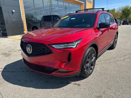 Red 2022 Acura MDX A-Spec Package