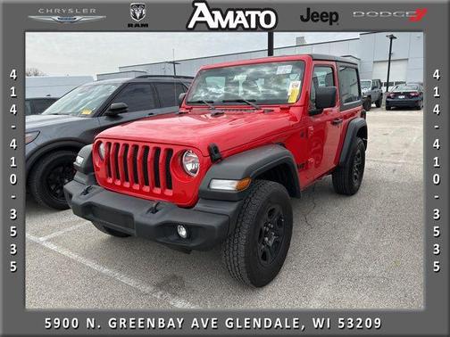Firecracker Red Clearcoat 2023 Jeep Wrangler Sport