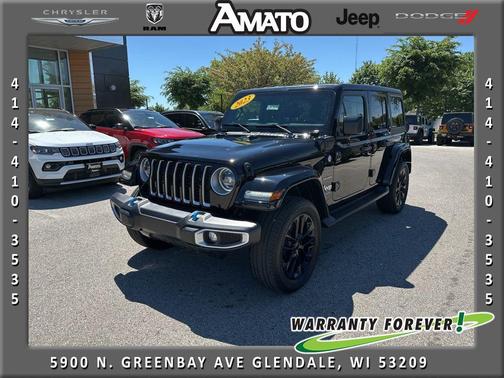 Black Clearcoat 2023 Jeep Wrangler 4xe Sahara