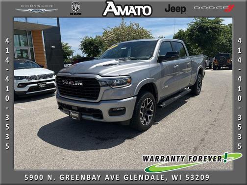 Billet Silver Metallic Clearcoat 2025 RAM 1500 Laramie