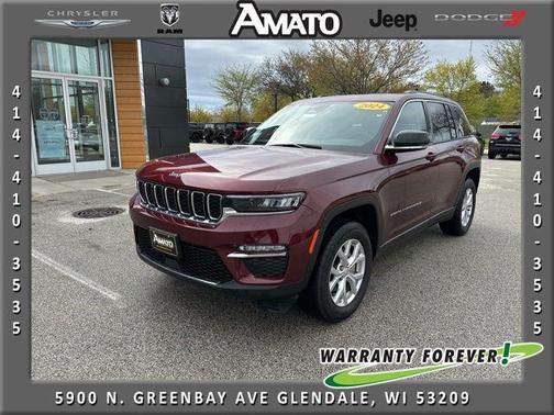 Velvet Red Pearlcoat 2024 Jeep Grand Cherokee Limited