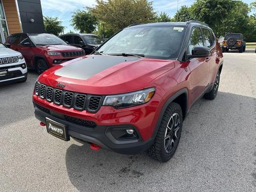 Red Hot Pearlcoat 2026 Jeep Compass Trailhawk