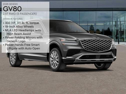 Makalu Gray 2026 Genesis GV80 2.5T