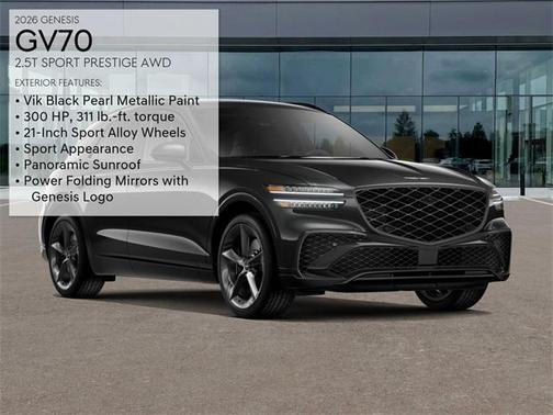 2026 Genesis GV70 2.5T Sport Prestige