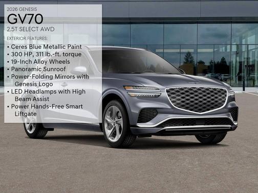 Blue 2026 Genesis GV70 2.5T