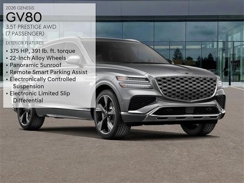 2026 Genesis GV80 3.5T Prestige
