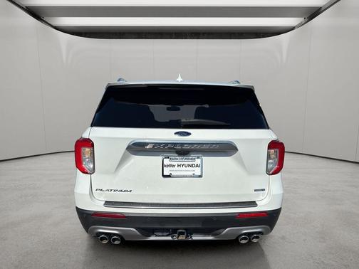 White Metallic 2020 Ford Explorer Platinum