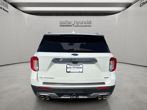 White Metallic 2020 Ford Explorer Platinum