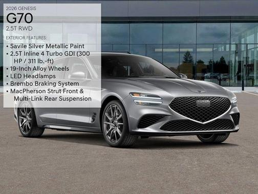 2026 Genesis G70 2.5T Standard