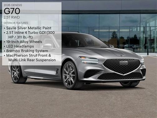 2026 Genesis G70 2.5T Standard
