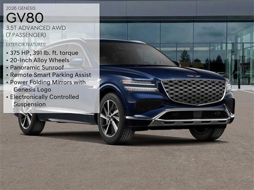 2026 Genesis GV80 3.5T Advanced