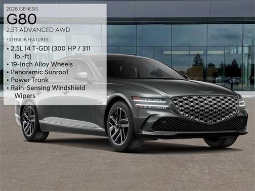 2026 Genesis G80 2.5T