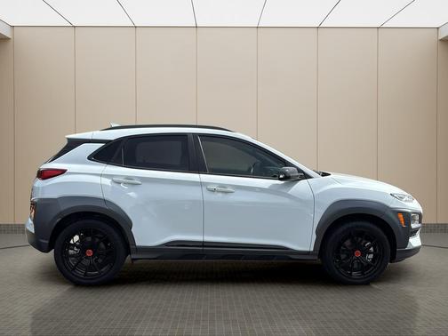 Chalk White 2021 Hyundai KONA NIGHT