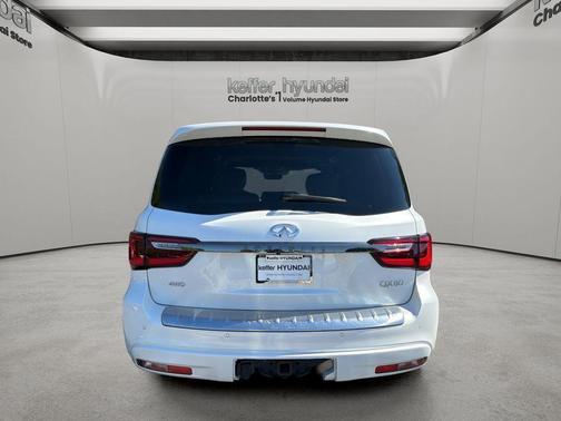 Moonstone White 2024 INFINITI QX80 SENSORY