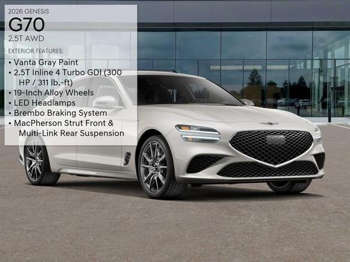 2026 Genesis G70 2.5T Standard