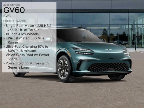 Green 2026 Genesis GV60 Base