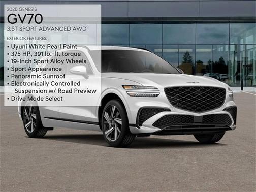 2026 Genesis GV70 3.5T Sport Advanced