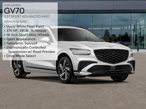 2026 Genesis GV70 3.5T Sport Advanced