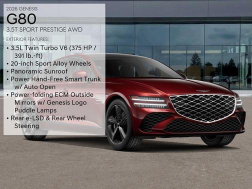 2026 Genesis G80 3.5T
