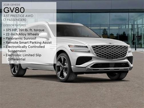 2026 Genesis GV80 3.5T Prestige
