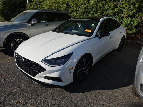 White 2023 Hyundai SONATA SEL Plus