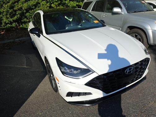 White 2023 Hyundai SONATA SEL Plus