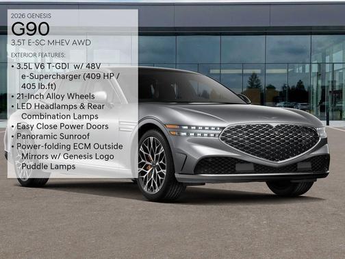 2026 Genesis G90 3.5T e-SC