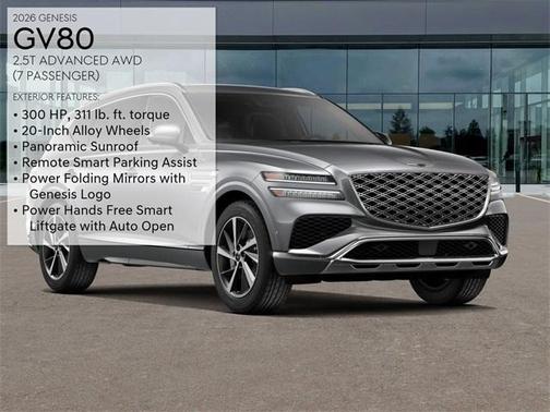 2026 Genesis GV80 2.5T Advanced