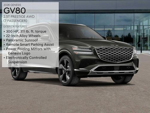 Green 2026 Genesis GV80 2.5T Prestige