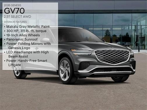 2026 Genesis GV70 2.5T Select