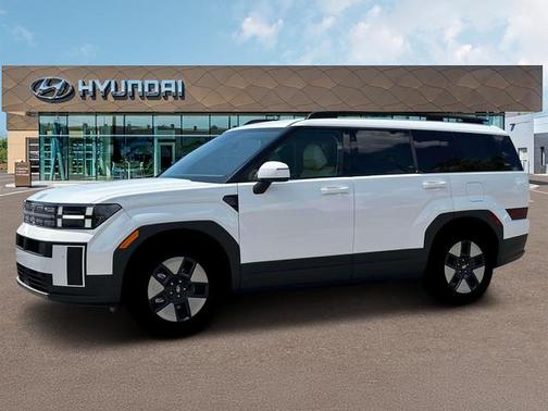 White 2026 Hyundai SANTA FE HEV SEL