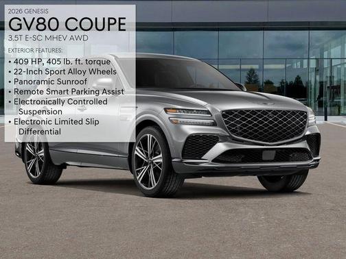 2026 Genesis GV80 Coupe 3.5T e-SC