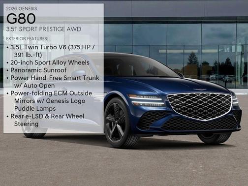2026 Genesis G80 3.5T
