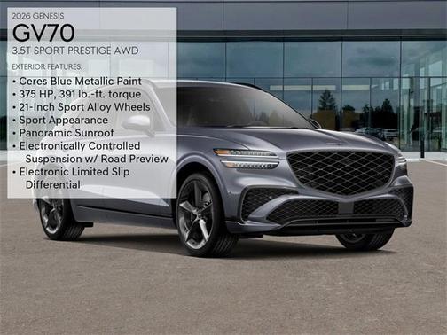 2026 Genesis GV70 3.5T Sport Prestige