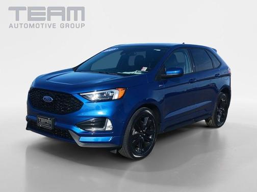 Atlas Blue Metallic 2023 Ford Edge ST Line