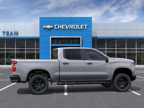 Sterling Gray Metallic 2026 Chevrolet Silverado 1500 Custom Trail Boss
