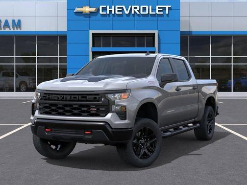Sterling Gray Metallic 2026 Chevrolet Silverado 1500 Custom Trail Boss