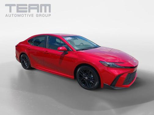 Red 2025 Toyota Camry
