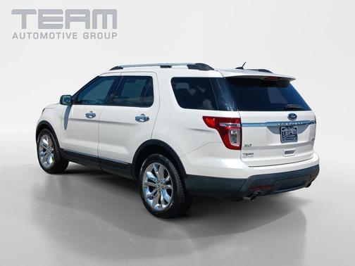 White Platinum Clearcoat Metallic 2015 Ford Explorer XLT