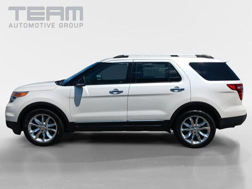 White Platinum Clearcoat Metallic 2015 Ford Explorer XLT