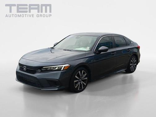 Gray 2023 Honda Civic EX