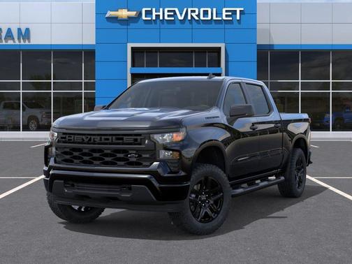 Black 2026 Chevrolet Silverado 1500 Custom