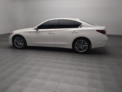 White 2018 INFINITI Q50 3.0t LUXE